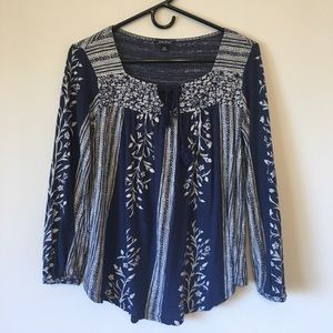 Lucky Brand long sleeve blouse