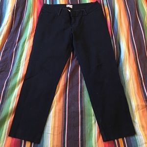 Merona modern stretch black ankle slacks.