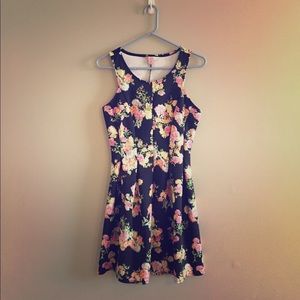 Candie's Floral Skater Dress