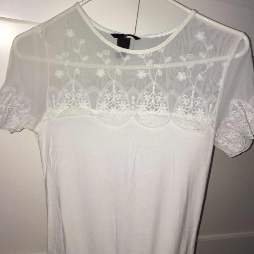 H&M Mesh/Lace Top