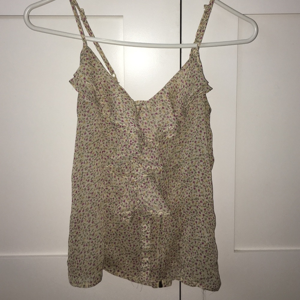 Forever 21 Sheer Zipper Top