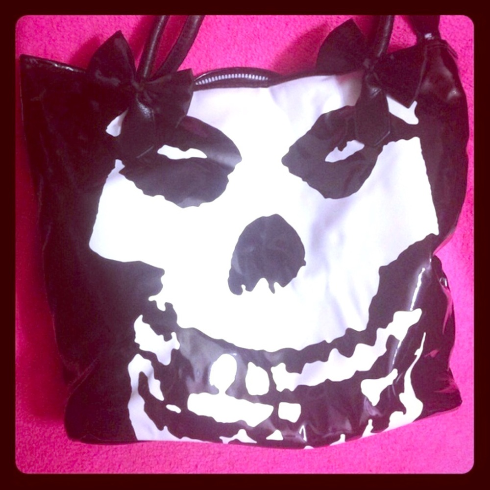 Discontinued And rare misfits iron fist purse