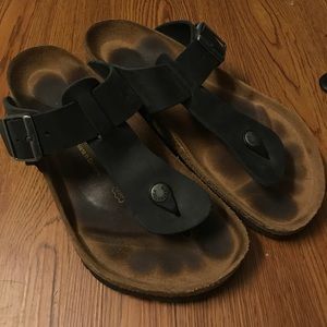 birkenstock ramses black sandals size 41