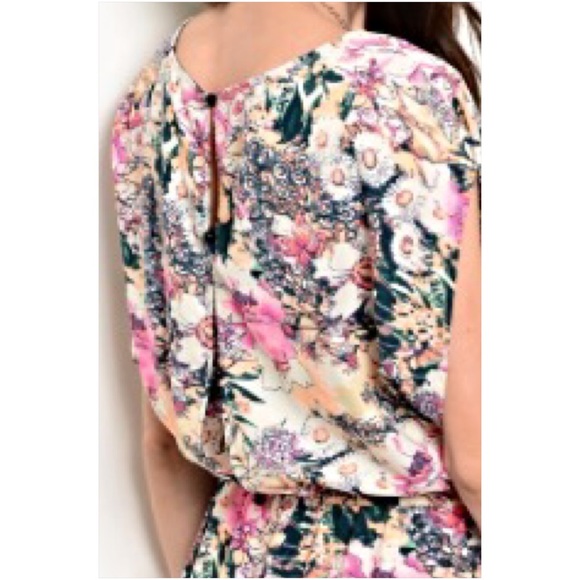 Sweet Sexy Flirty Floral Lace Romper S/M - Picture 7 of 8