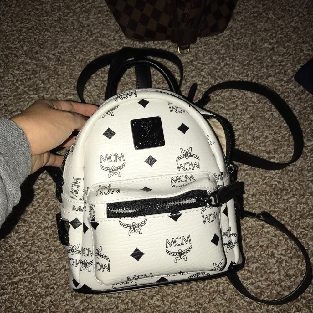 Mcm mini backpack, not authentic