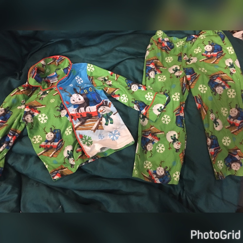 Thomas and friends Christmas pajmamas
