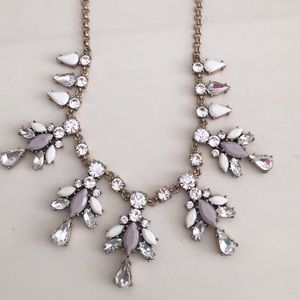 Jcrew gold jeweled necklace