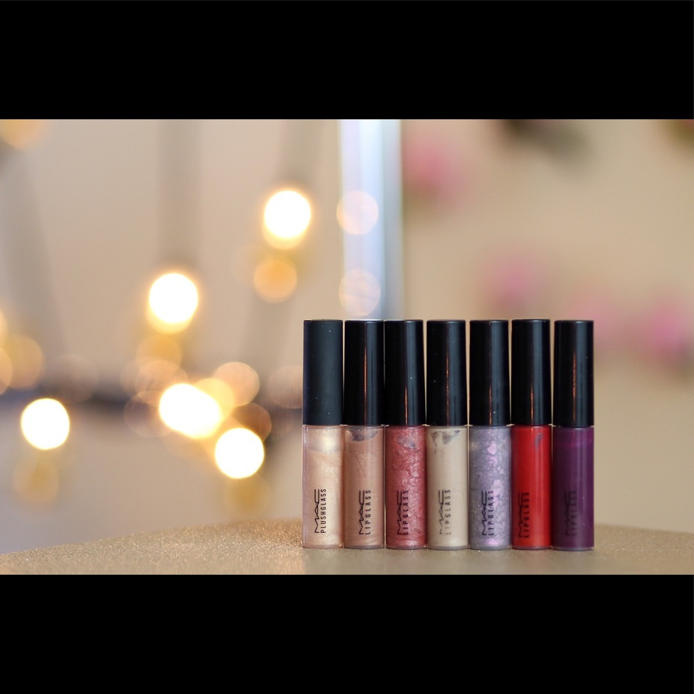 BRAND NEW MAC Lipglass Bundle of 7! FULL SIZE!