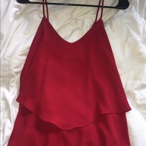 Wine colored tank from Francesca's