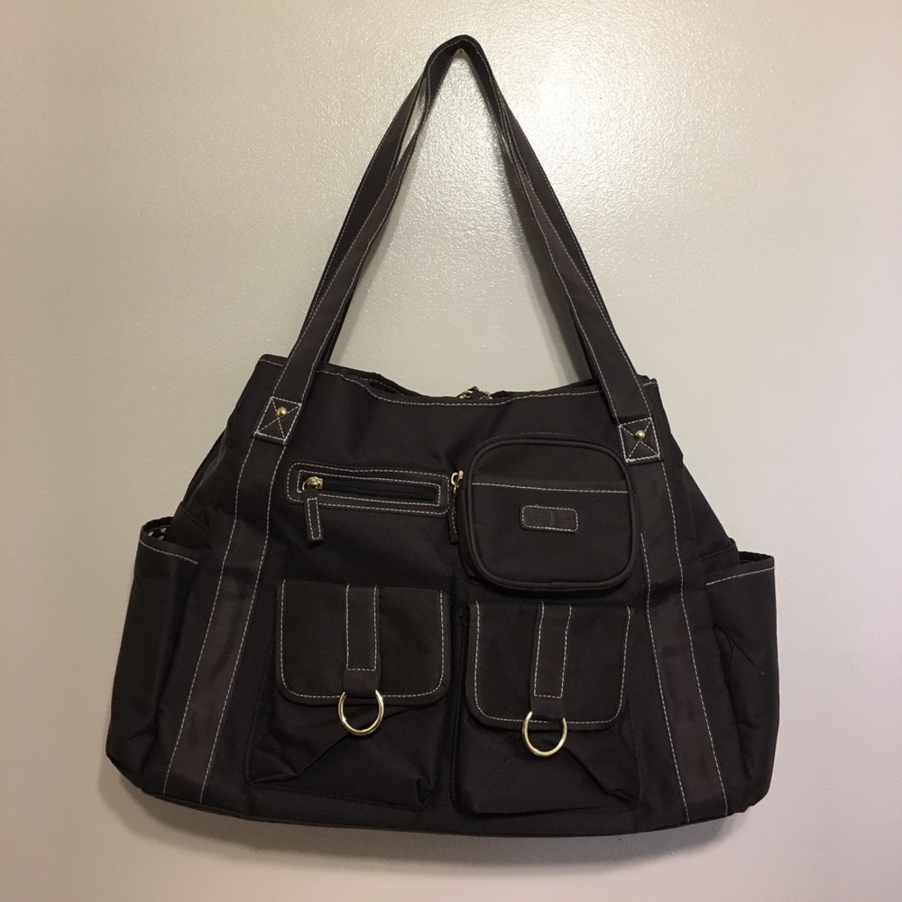 💡Brown Diaperbag. Huge bag.