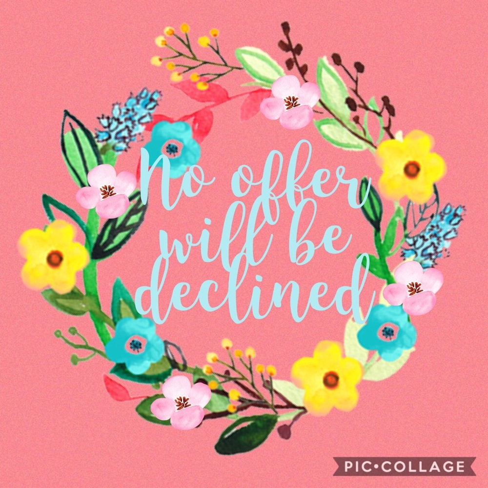 Offers will be accepted or countered not declined