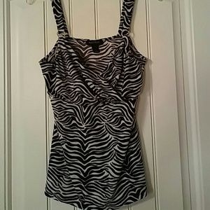 Zebra tank top