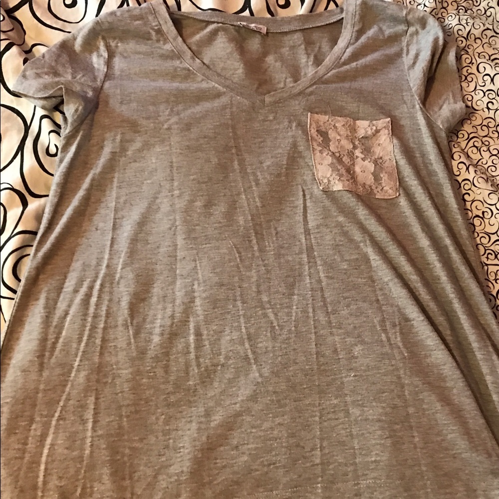 Gray top