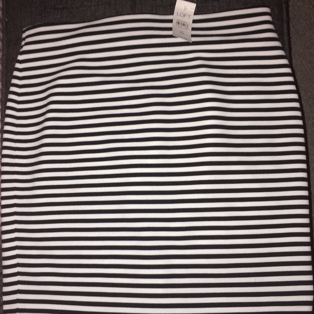 Ann Taylor LOFT Striped Skirt- NWT