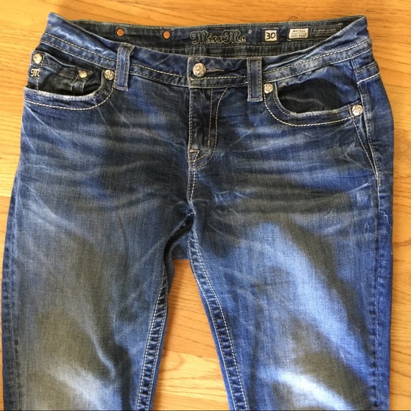 Miss Me Denim - 👖MISS ME Mid-Rise Easy Boot Blue Jeans