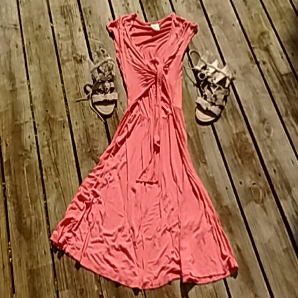 Soft Pink midi dress....