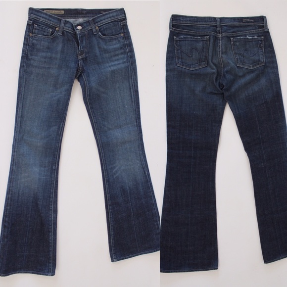 Citizens of Humanity Low Rise Flair Jeans - Picture 1 of 6