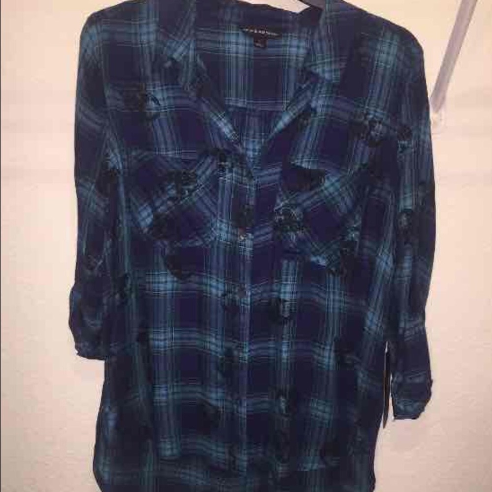 Flannel button down