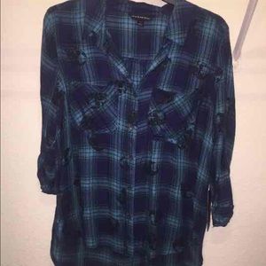 Flannel button down