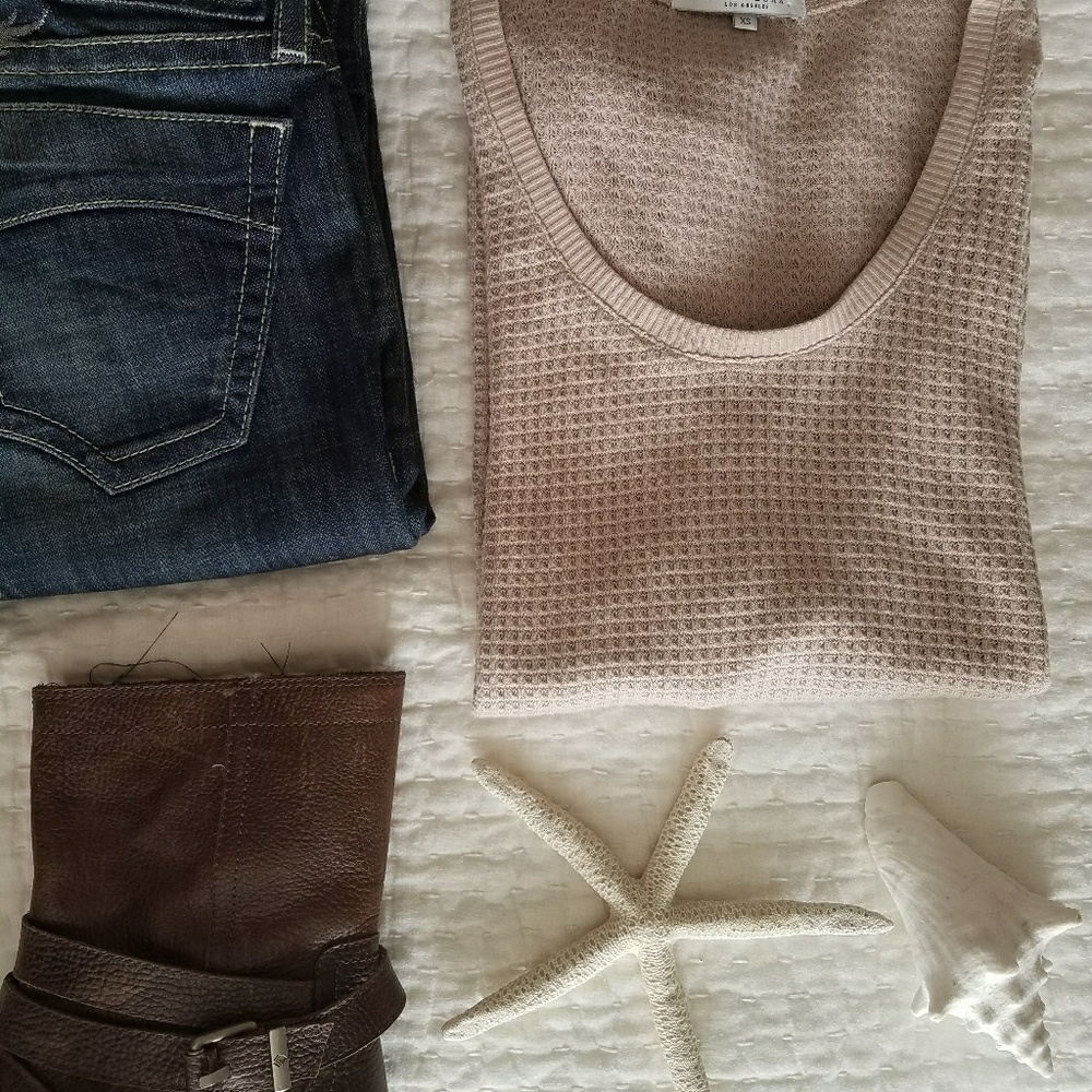 Bella Luxx Waffle Knit Sweater