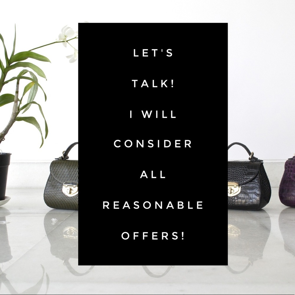 I am happy to consider reasonable offers!!