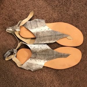 cocobelle snake tie sandal