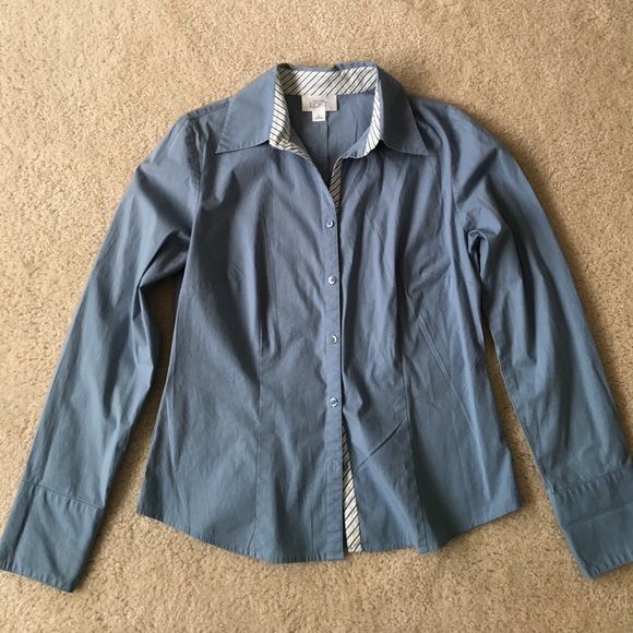 LOFT Long Sleeve Shirt Sz. 8 - Picture 2 of 3