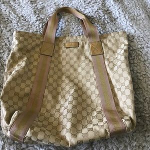 Gucci Canvas Tote