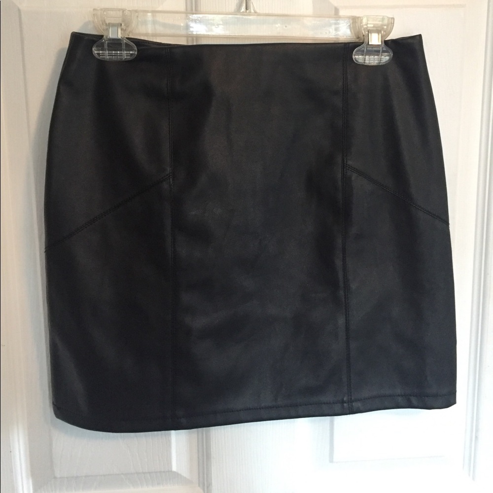 Asos Feaux Leather Skirt