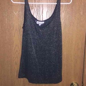 Sparkly charcoal colored tank