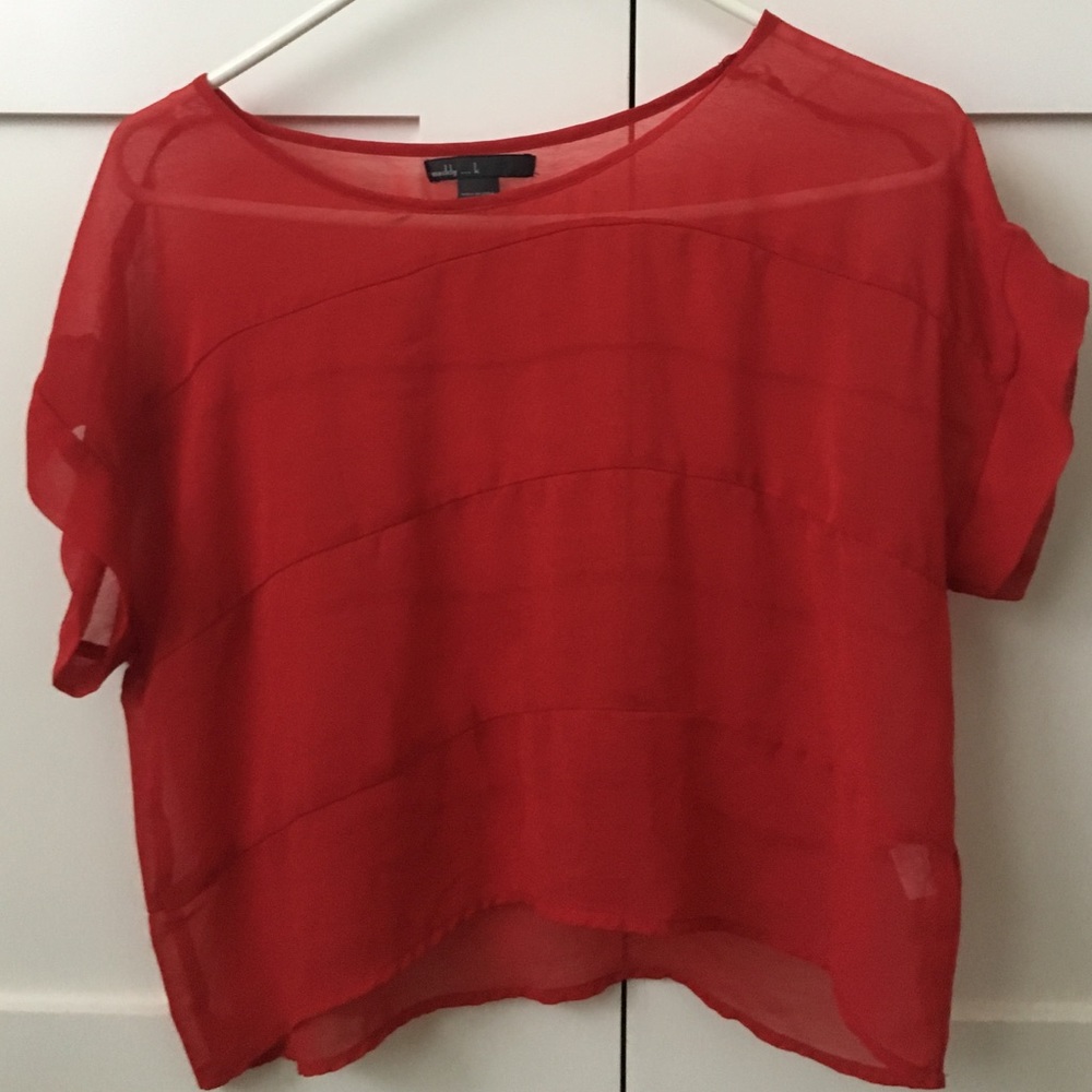 Maddy K Sheer Top