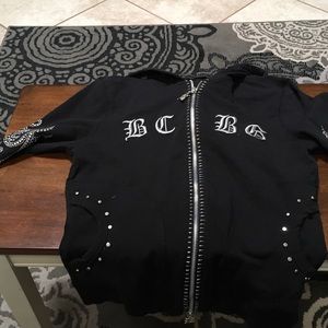 BC BG black hoodie