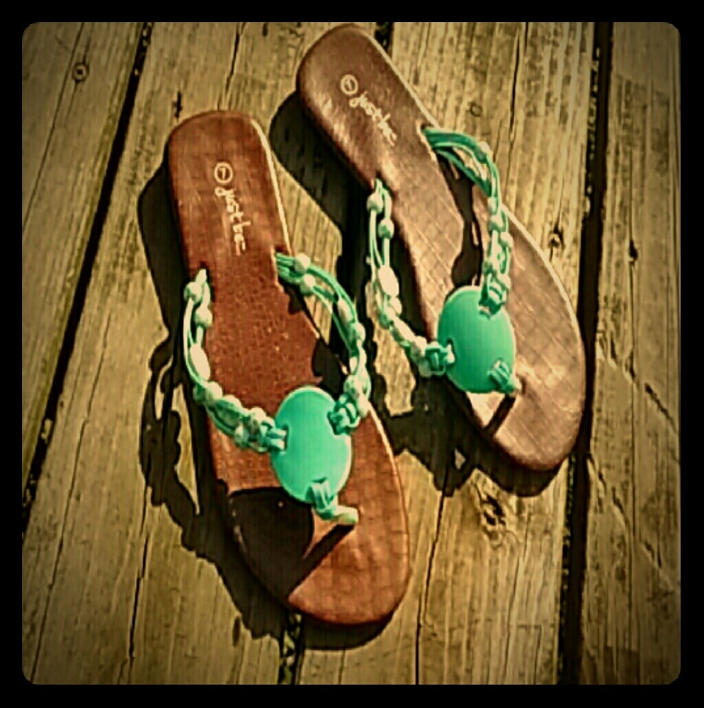 Beaded detail sandals...