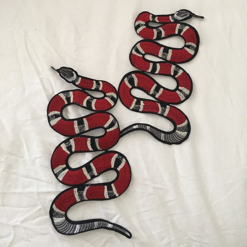 2 cool serpent snake patches