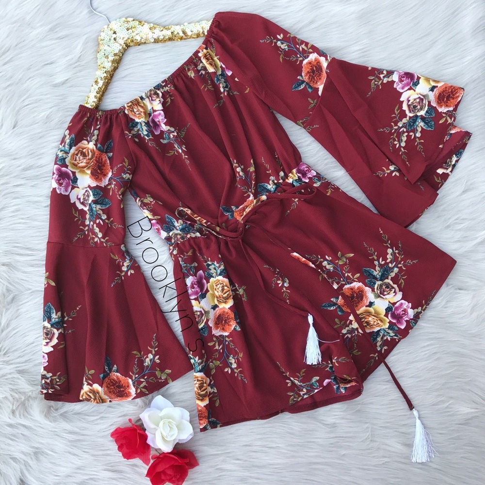 Bell Sleeve Romper - Picture 1 of 1