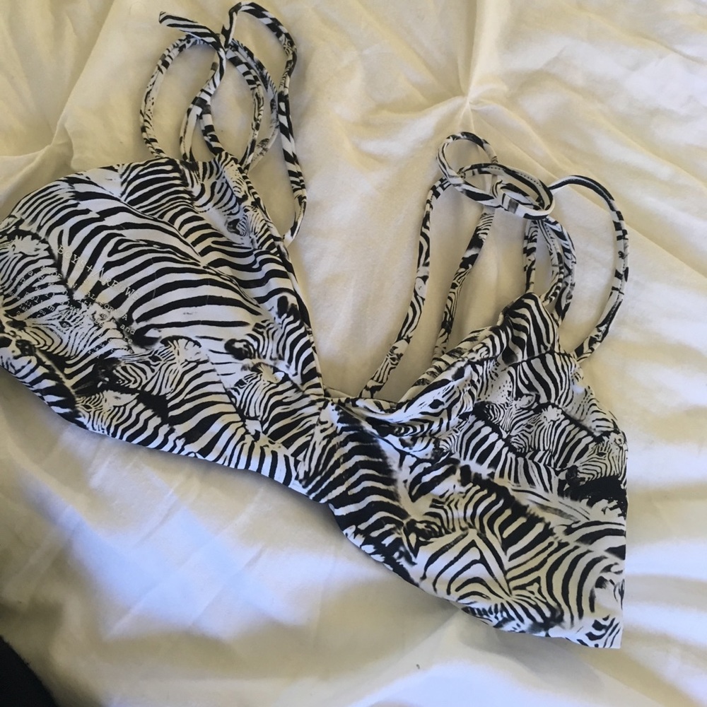 Boys and Arrows zebra print Bev the burglar top