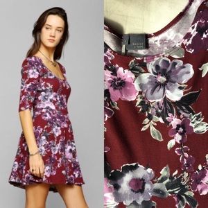 NWOT Urban Outfitters floral skater dress