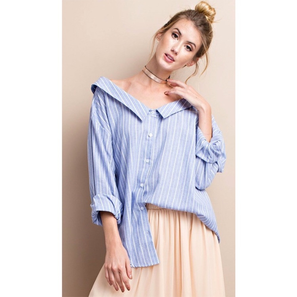 Long Sleeve Off Shoulder Top