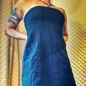 Gap Black Cotton Sundress
