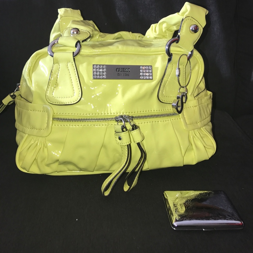 Brand new GUESS PURSE yellow!