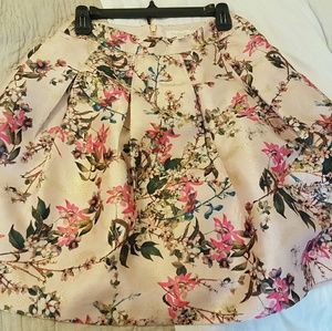 Ted Baker Juliane Metallic Jacquard Skirt