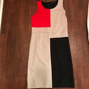 Color block dress from The Limited.