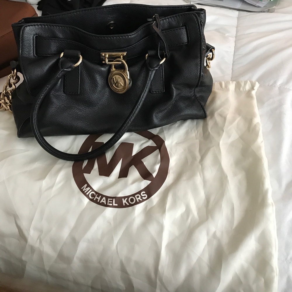 Michael Kors black purse with dust bag