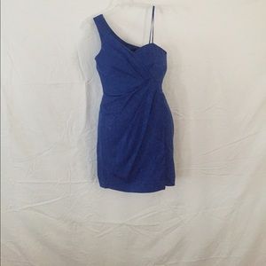 cobalt blue cocktail dress size 2