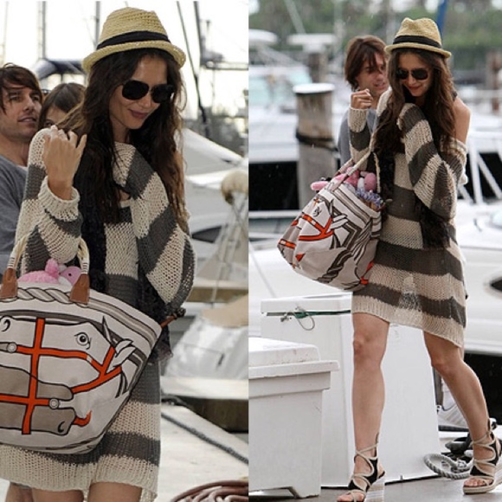 Ever Stripe Crochet Roatan Sweater