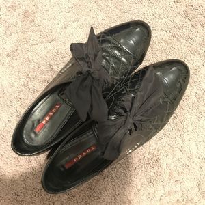 Prada Patent Leather Oxfords
