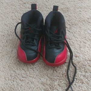 Black and Red Jordans