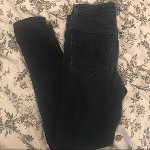 Dark Wash American Eagle Jean Jeggings