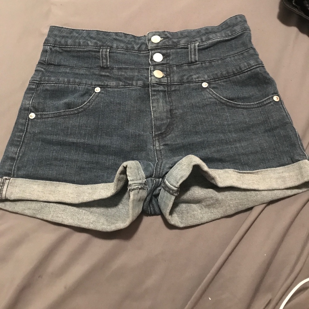 High waisted shorts
