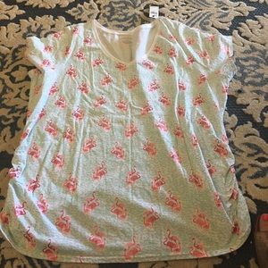 Lane Bryant flamingo tee size 26/28